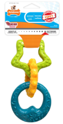 NYLABONE PUPPY TEETHING RINGS