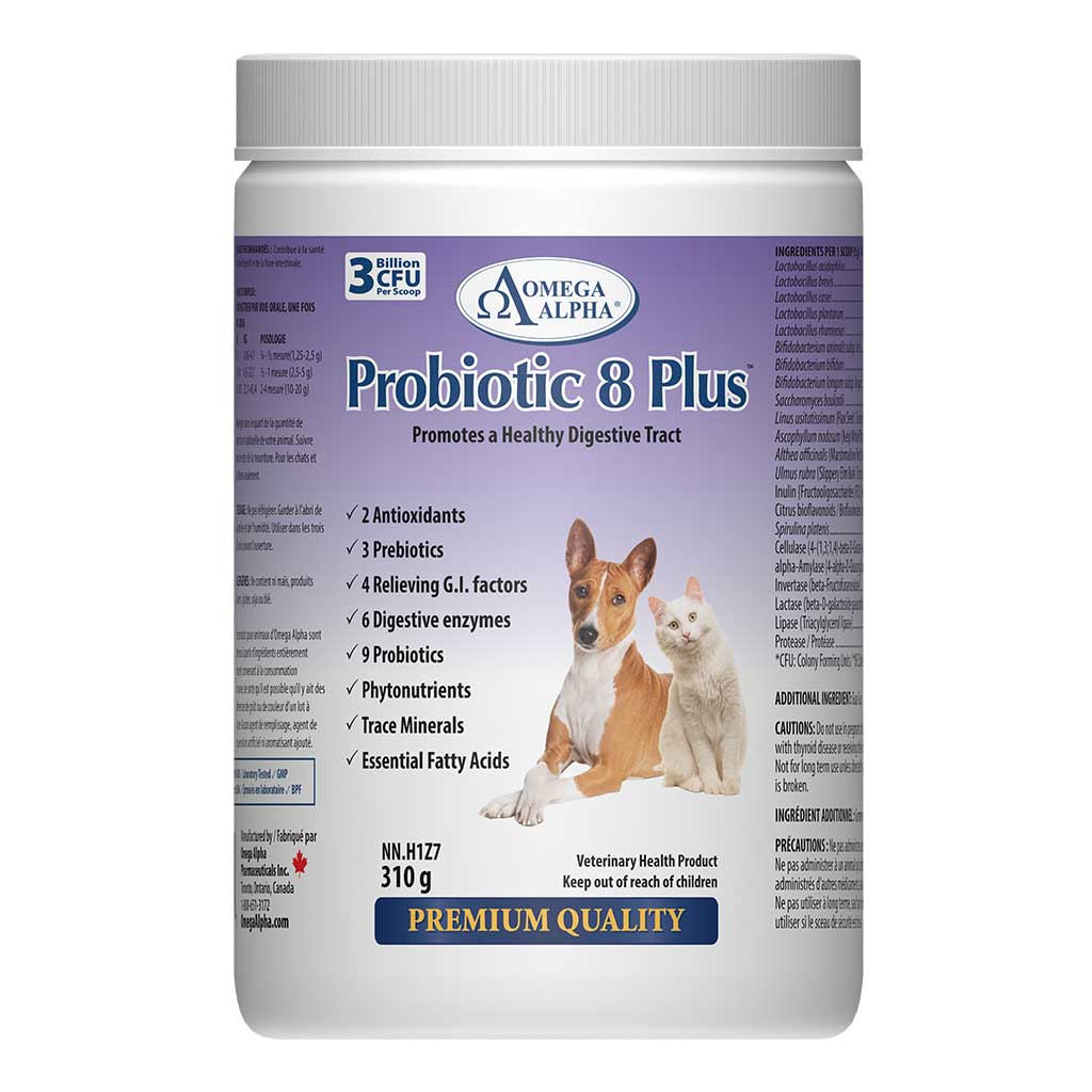 OMEGA ALPHA PET PROBIOTIC 8 PLUS 310G