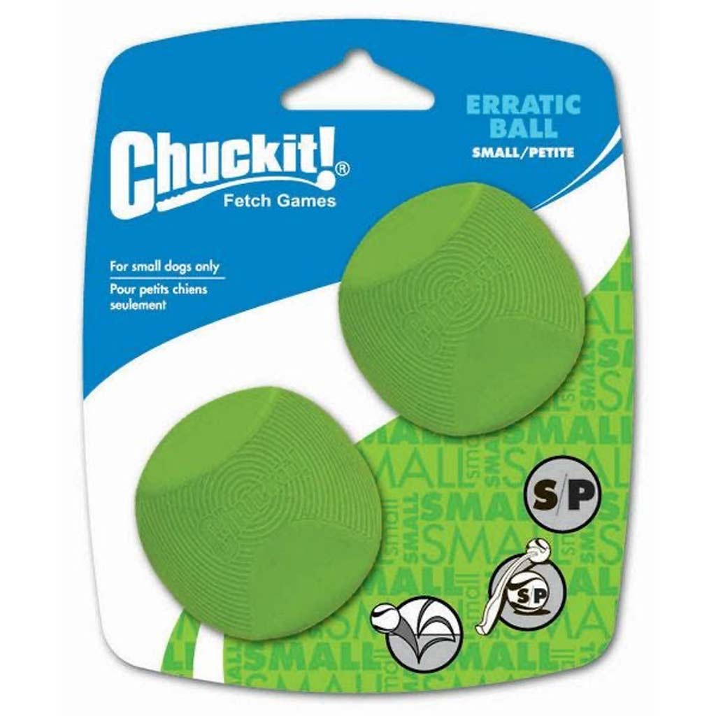 DMB - CHUCKIT ERRATIC BALL SM 2PK