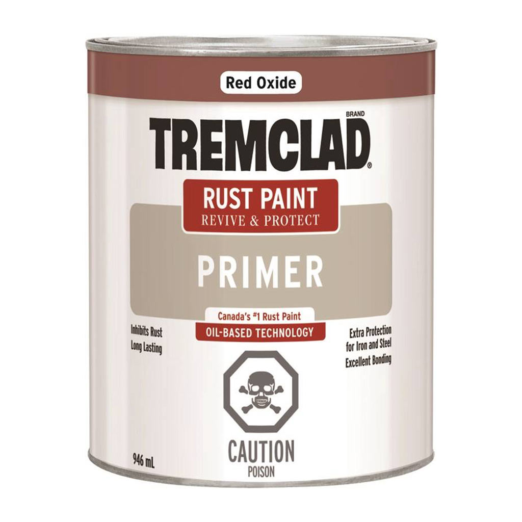 RUSTOLEUM TREMCLAD RUST PRIMER RED OXIDE 946ML