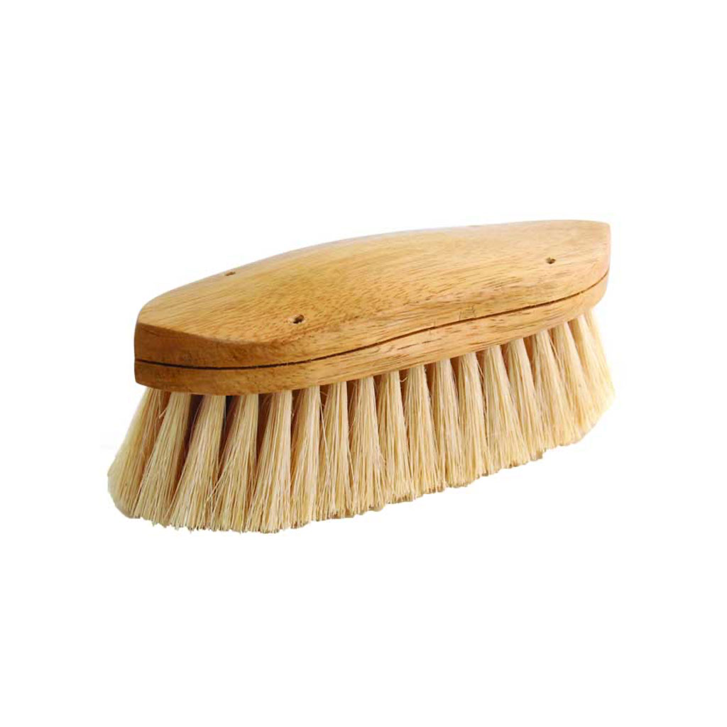 DESERT EQUESTRIAN BODY BRUSH 8.25" TAMPICO FIBRE WHITE