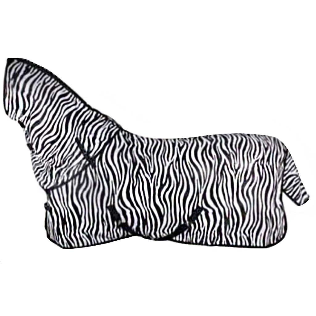 DV - HARRY HORSE FLYSHEET W/NECK ZEBRA