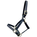 BROMONT LEATHER HALTER FULL BLACK