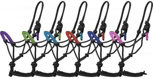 GER-RYAN ROPE HALTER W/ LEAD GREEN