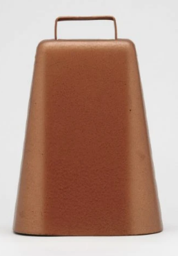 BEVIN SHEEP BELL #10 COPPER PLATED 3-3/8&quot;