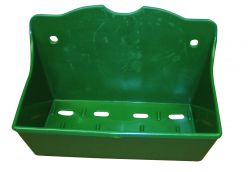 MILLER SALT BLOCK HOLDER FOR 2KG(4LB) BLOCKS GREEN HEAVY-DUTY PLASTIC