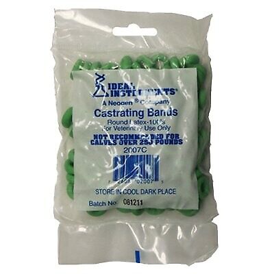IDEAL CASTRATING BANDS GREEN (100PK)(FORMERLY NEOGEN)