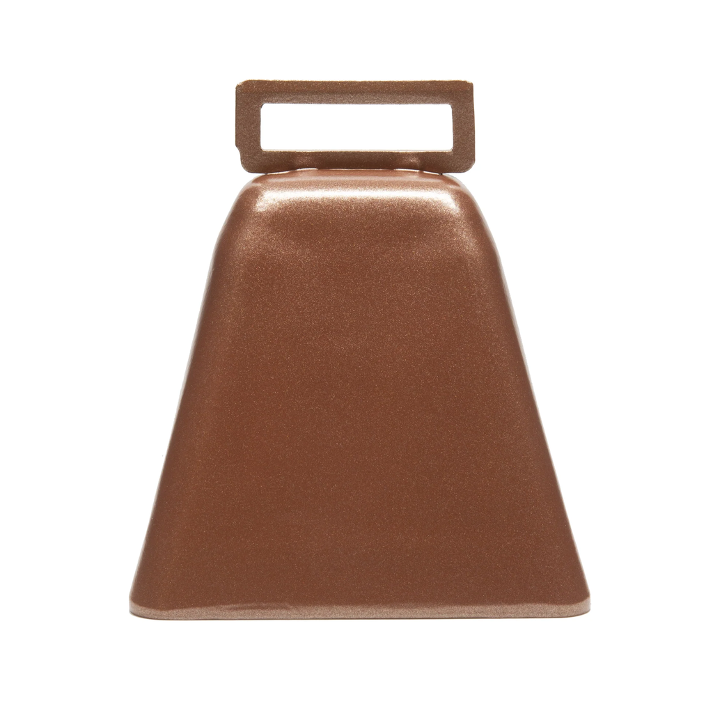 BEVIN COW BELL #12 COPPER PLATED 4-1/8"