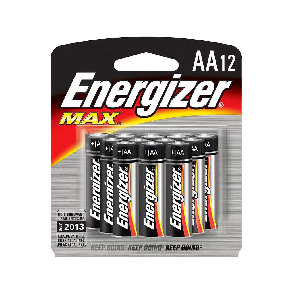 DV - ENERGIZER MAX BATTERY AA 12PK