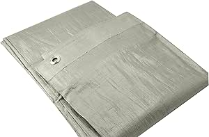 ERICKSON HEAVY DUTY TARP SILVER 10'L  X 8'W