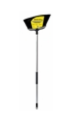 SIMPLE SPACES ANGLE BROOM WIDE PLASTIC 16"L STEEL HANDLE 2032