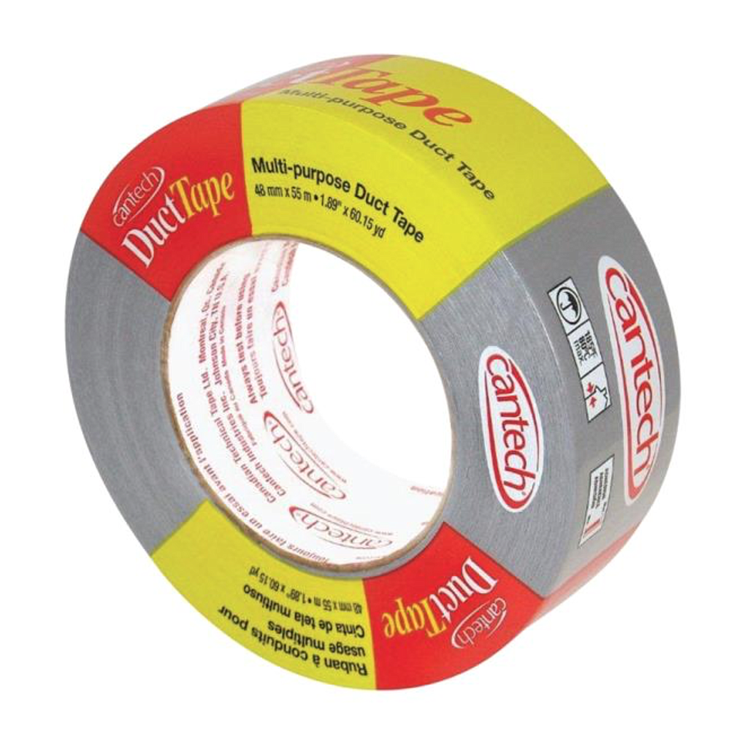 CANTECH WATERPROOF DUCT TAPE GREY, 55M L X 48MM W 