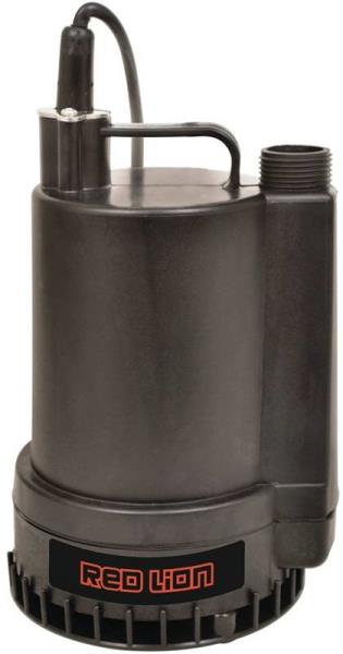 RED LION UTILITY PUMP SUBMERSIBLE 1/6HP THERMOPLASTIC W/ GARDEN HOSE ADAPTER