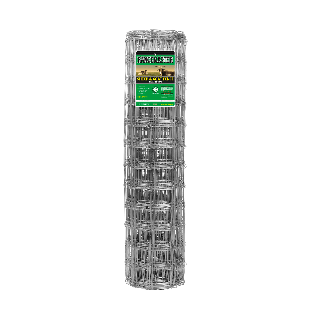 RANGEMASTER SHEEP/GOAT FENCE 13GA 100'LX48&quot;H, 4&quot;X4&quot; MESH ZINC
