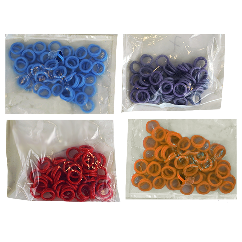 LEG BANDS 11/16" CHICKEN (17.5mm)(50PK)