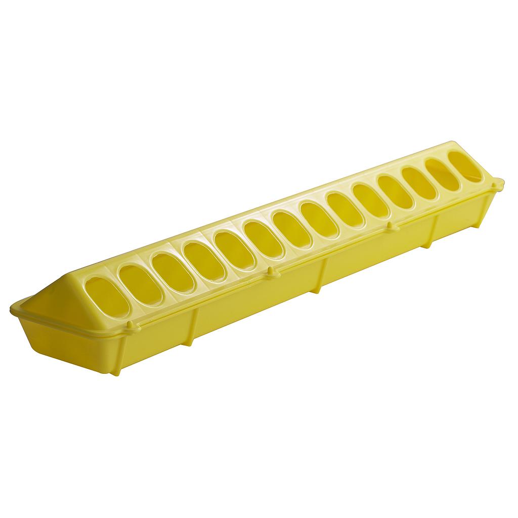 LITTLE GIANT FLIP TOP PLASTIC FEEDER,  YELLOW 20&quot;