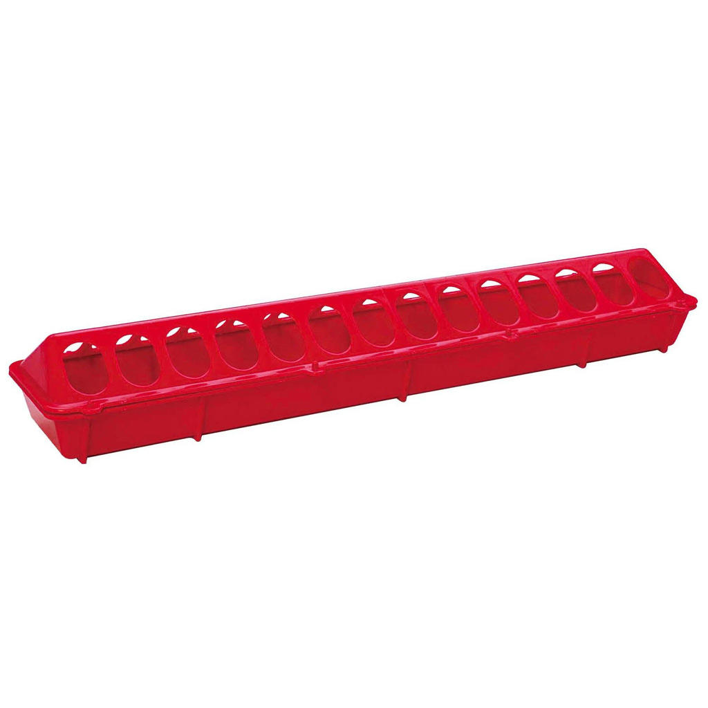 LITTLE GIANT FLIP TOP PLASTIC FEEDER, RED 20&quot;