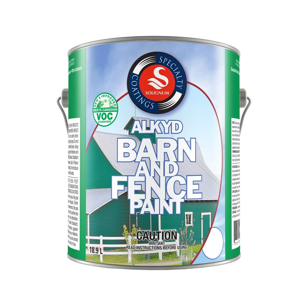 DMB - SOLIGNUM ALKYD BARN AND FENCE PAINT BROWN 3.78L