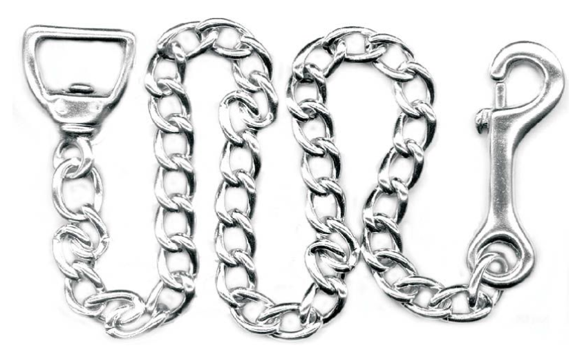 GER-RYAN REPLACEMENT LEAD CHAIN NICKEL 24"