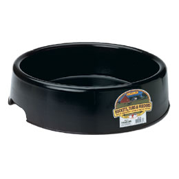 MILLER FEEDER PAN PLASTIC 3GAL BLACK