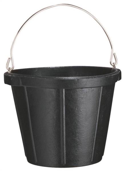 FORTEX BUCKET RUBBER 10QT BLK