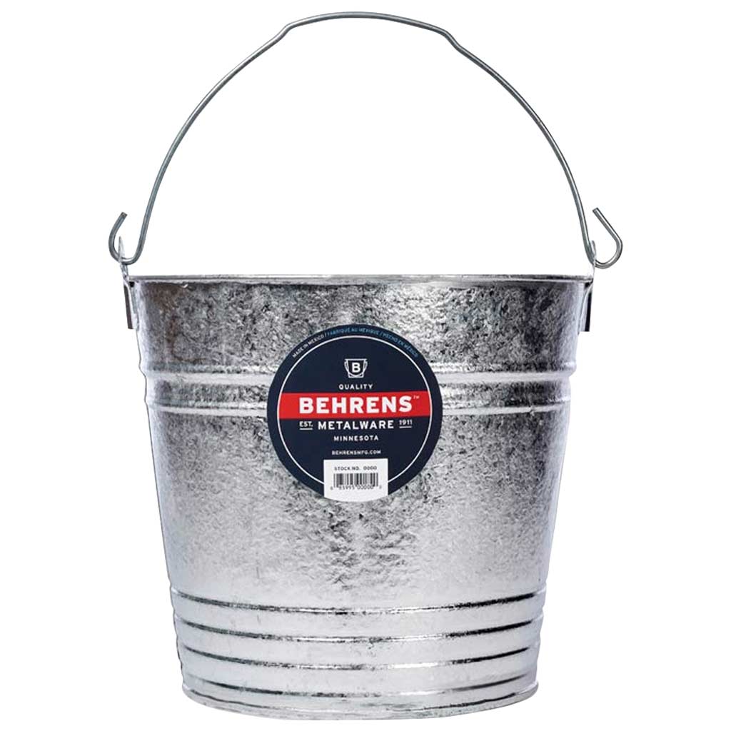 BEHRENS PAIL HOT DIPPED STEEL 14QT 1214