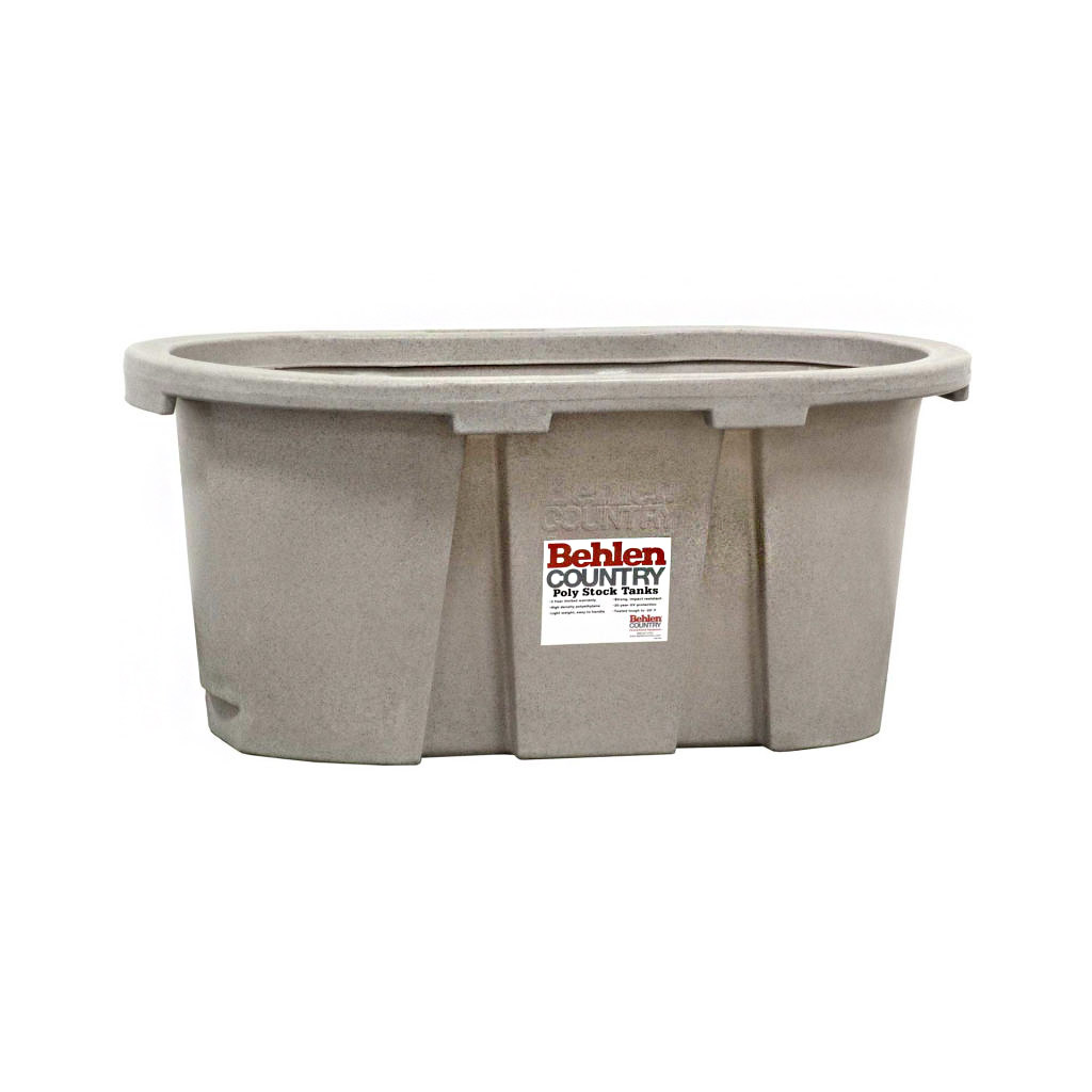 BEHLEN POLY TANK 2' X 2' X 4' 100GAL TAN