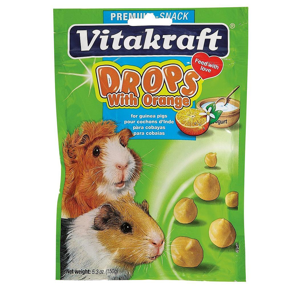 VITAKRAFT GUINEA PIG ORANGE DROPS 5.3OZ