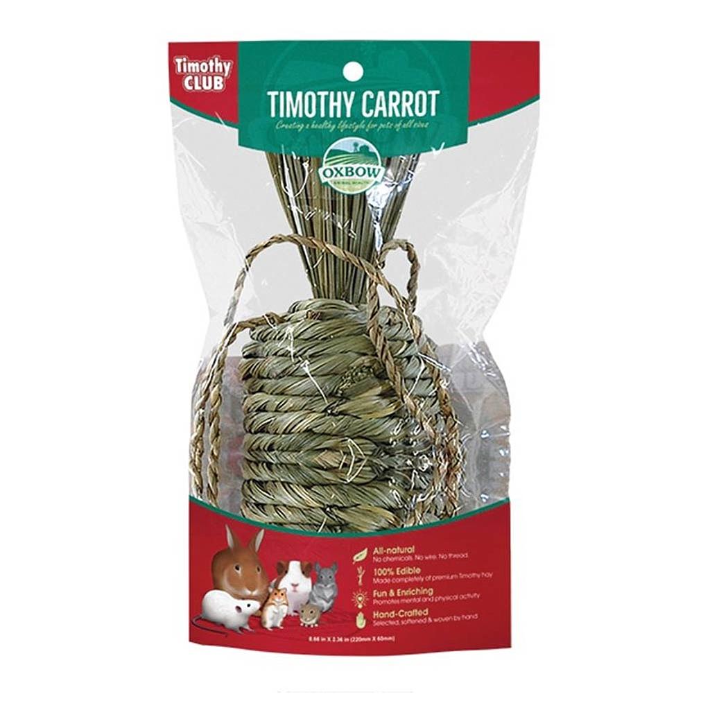 DMB - OXBOW TIMOTHY CARROT SHAPED ROPE CHEW