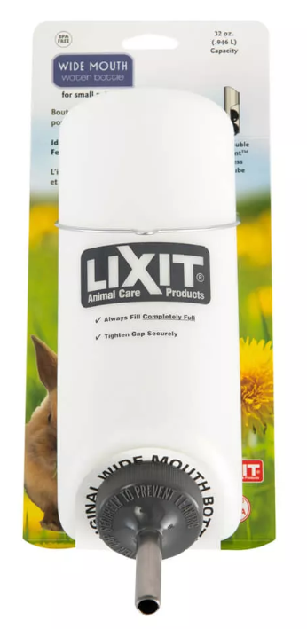 LIXIT WIDE MOUTH WATER BOTTLE RABBIT 32OZ