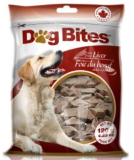 DOG BITES FREEZE DRIED BEEF LIVER 250G