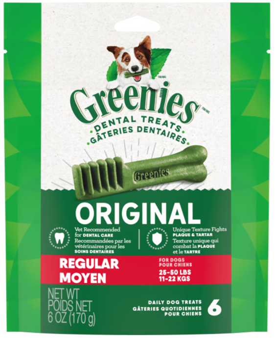 GREENIES TREAT PAK REGULAR 12OZ