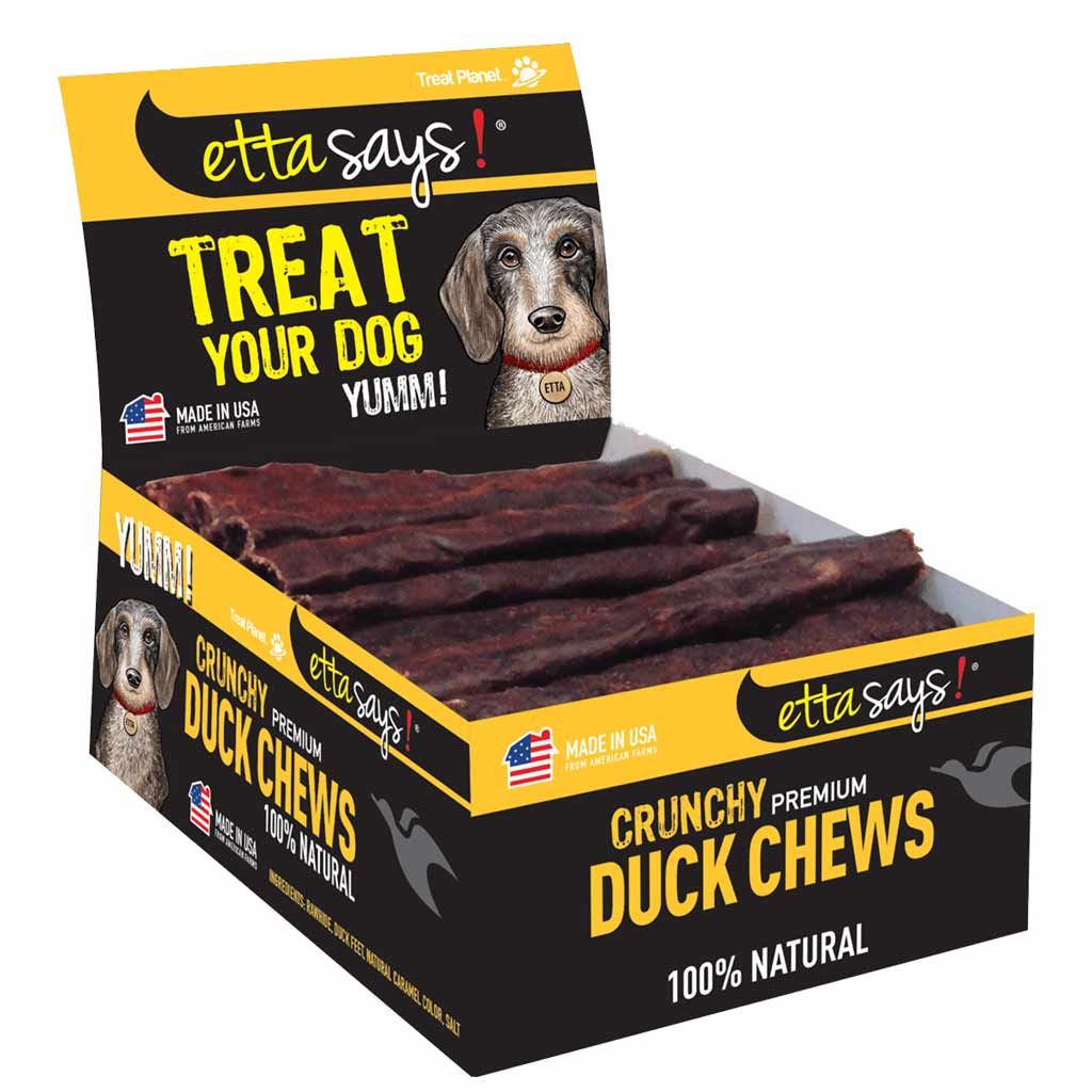 ETTA SAYS! CRUNCHY DUCK CHEWS 4.5&quot;