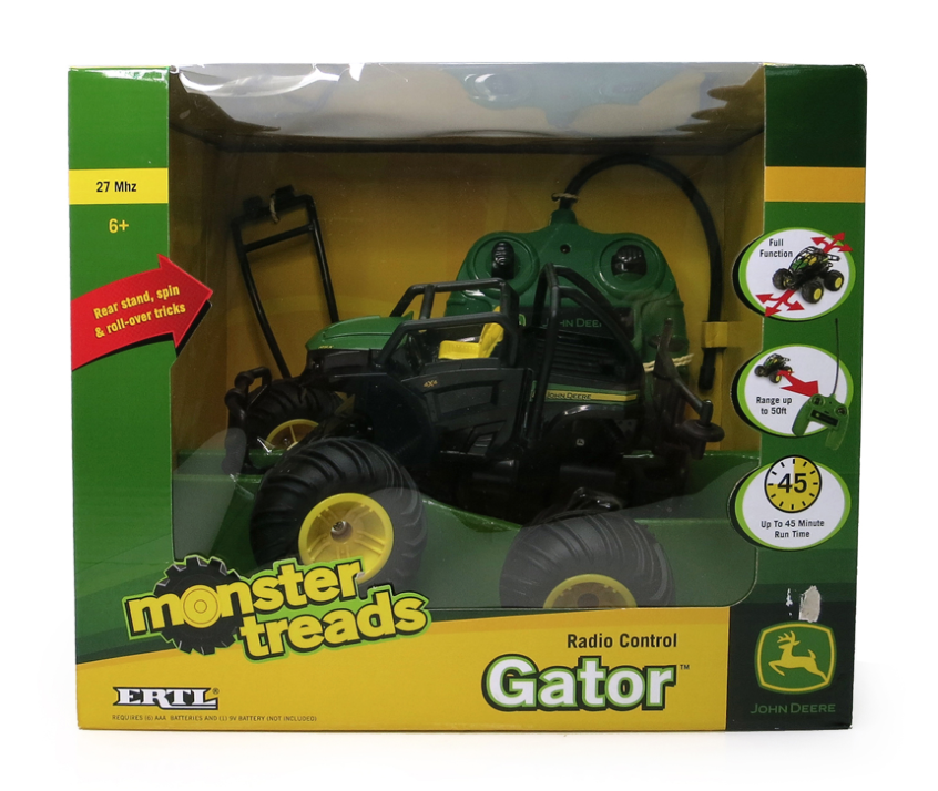 DV - JOHN DEERE MONSTER TREADS RSX GATOR RADIO CONTROL