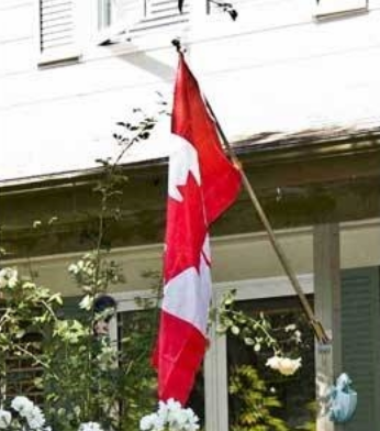 FLYING COLOURS CANADIAN FLAG POLE KIT 6FT ALUM. BRASS