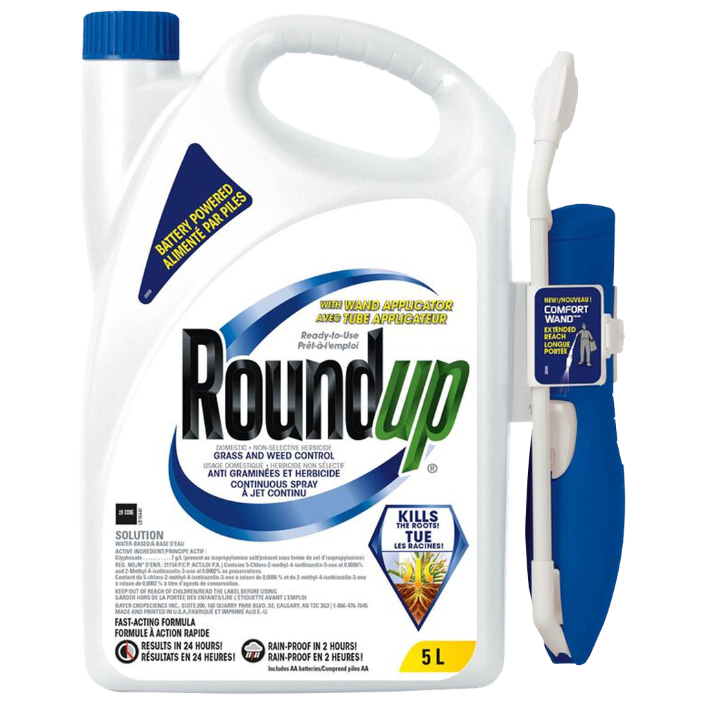 DR - ROUNDUP GRASS &amp; WEED CONTROL RTU 5L W/ WAND