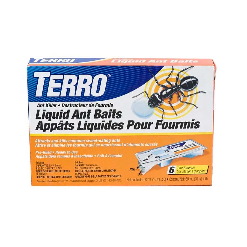 TERRO ANT LIQUID BAIT STATIONS 2.2OZ (6PK) T300CAN