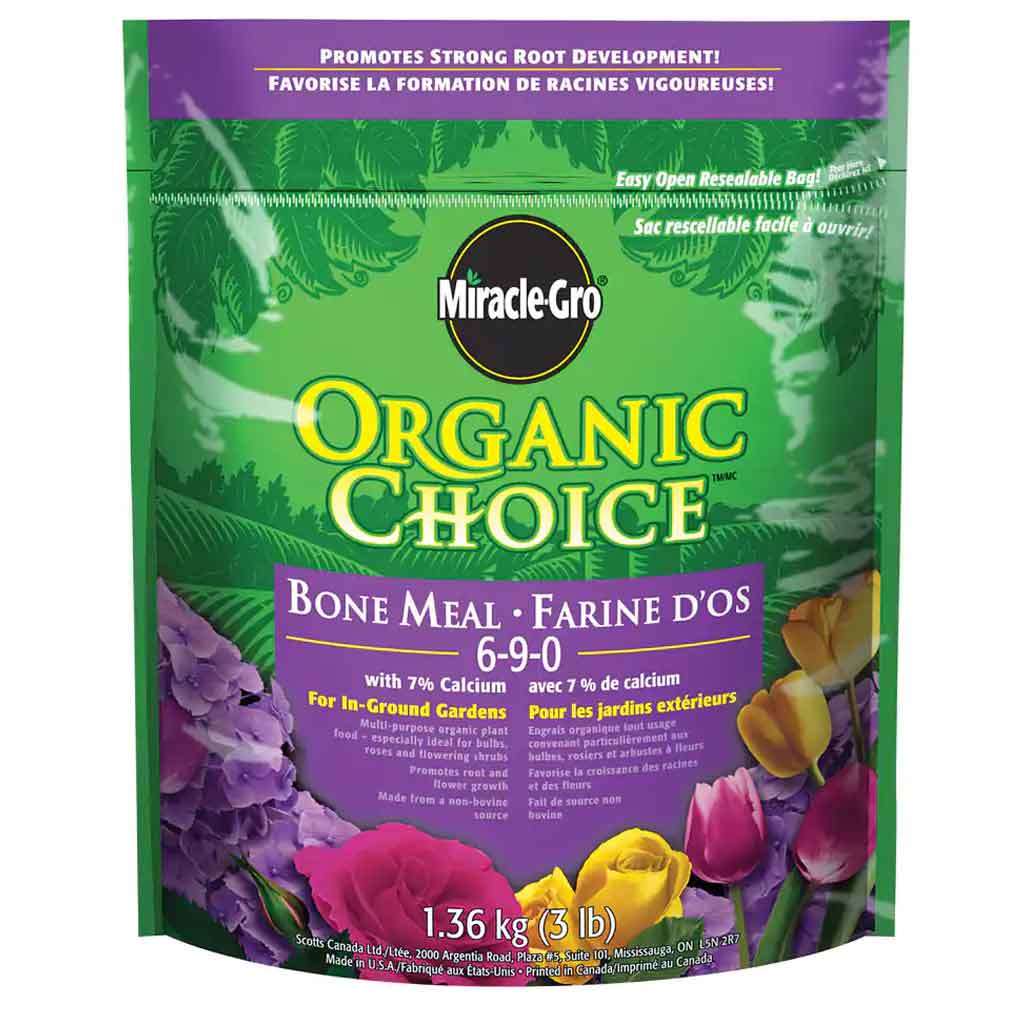 MIRACLE GRO ORGANIC BONE MEAL 1.36KG