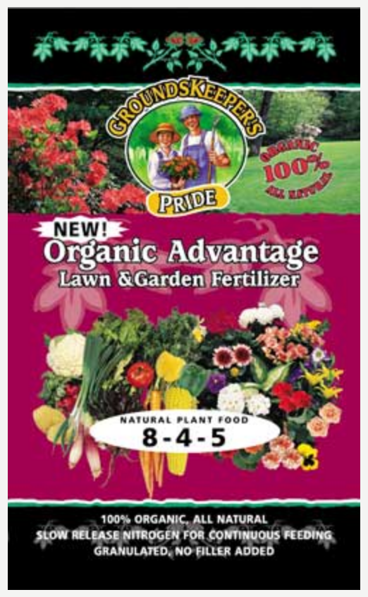 GROUNDSKEEPER'S 8-4-5 2KG PRIDE ORGANIC FERTILIZER