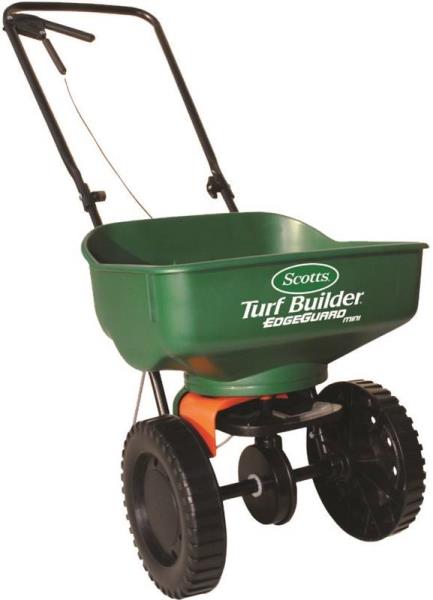 SCOTTS TURF BUILDER EDGEGUARD MINI BROADCAST SPREADER (5000 SQ/FT)