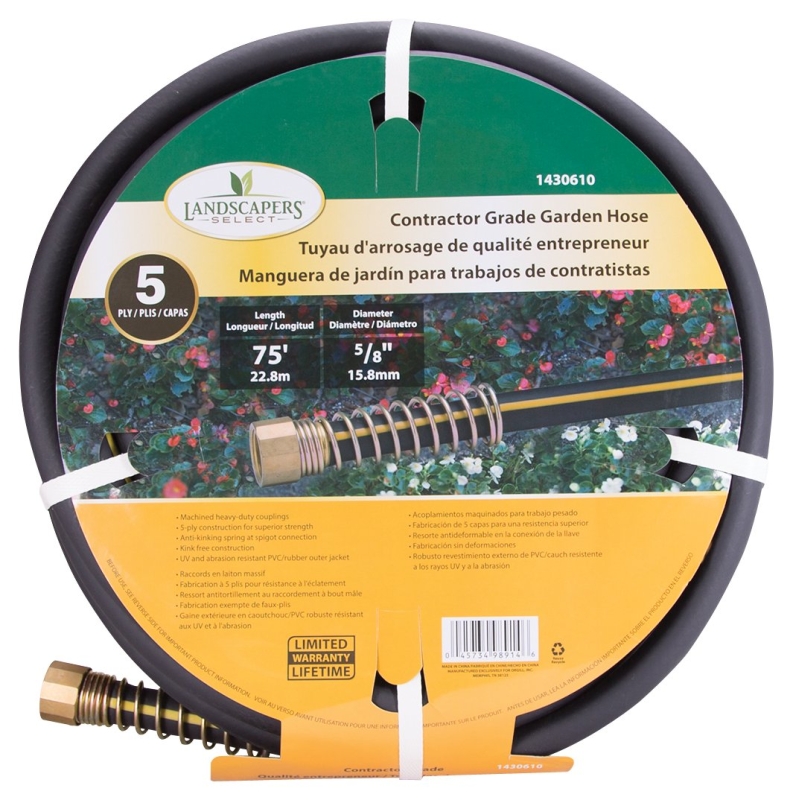LANDSCAPERS SELECT GARDEN HOSE CONTRACTOR 75 FT PVC