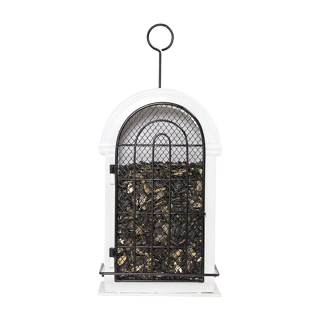 DMB - PINEUSH ROMANESQUE WINDOW FRAME STYLE BLACK OIL/PEANUT FEEDER