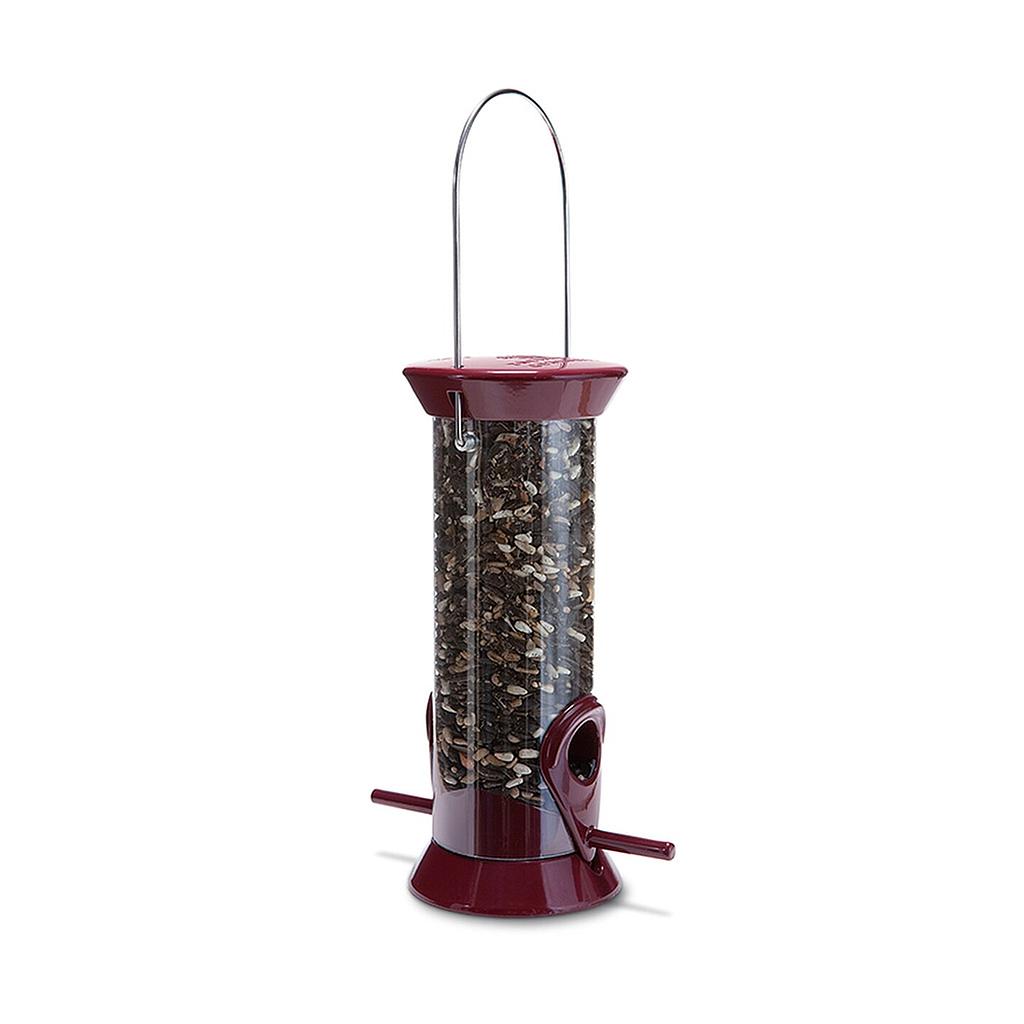 DV - DROLL YANKEE TUBE FEEDER BURGUNDY 8&quot;