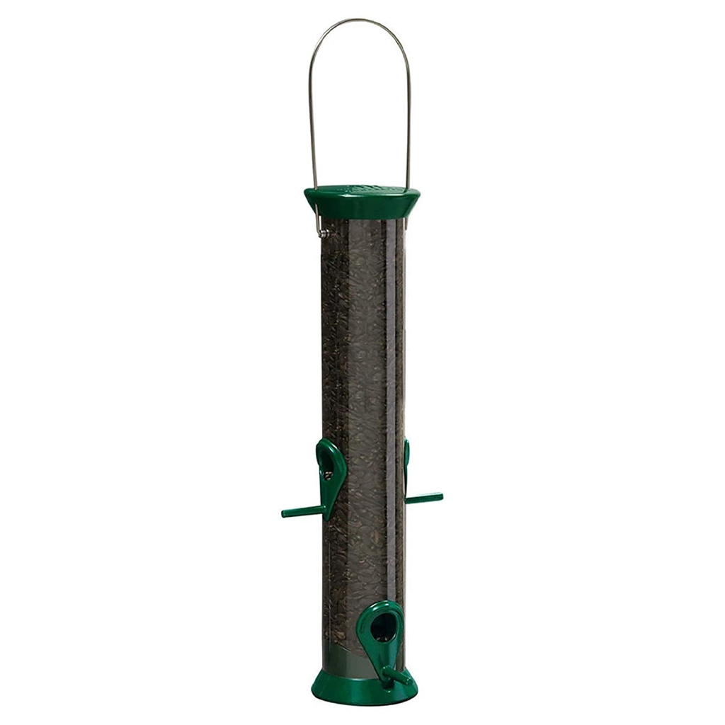 DV - DROLL YANKEE METAL MIXED SEED FEEDER GREEN 15&quot;