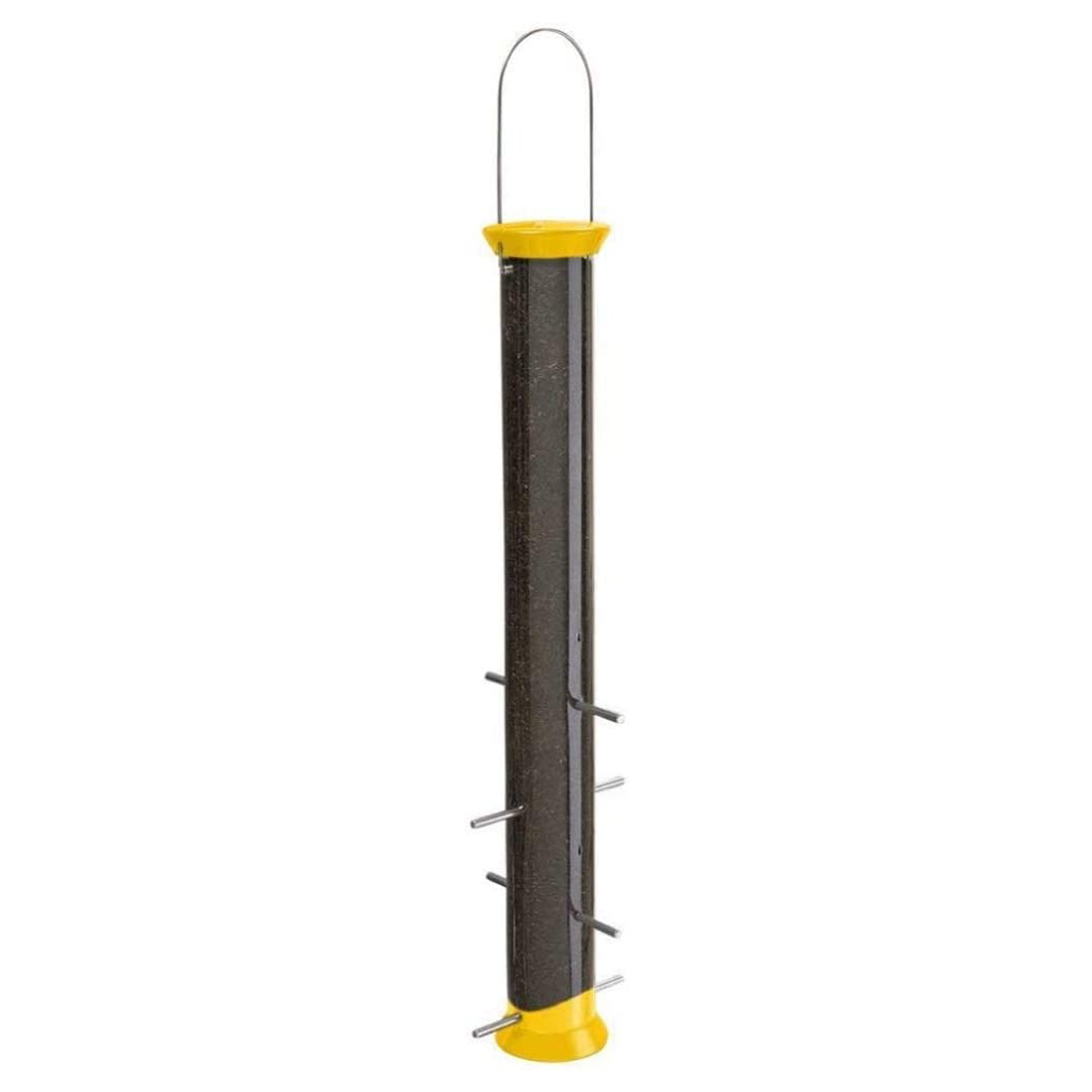 DV - DROLL YANKEE METAL  FINCH FEEDER YELLOW 23&quot;