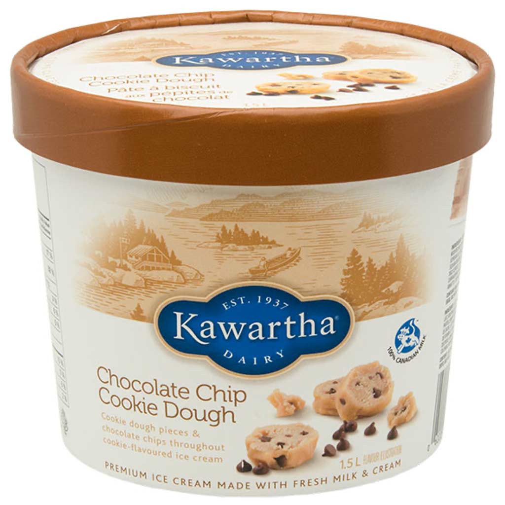 KAWARTHA CHOCOLATE CHIP COOKIE DOUGH 1.5L