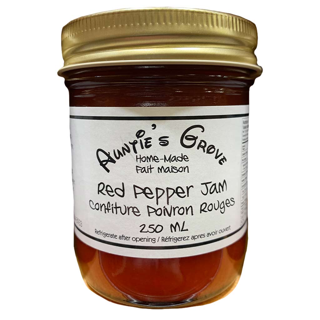 AUNTIE'S GROVE RED PEPPER JAM 