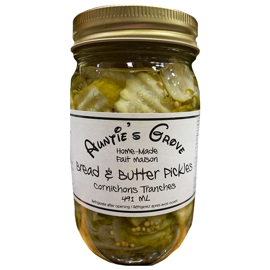 AUNTIE'S GROVE BREAD & BUTTER PICKLES 