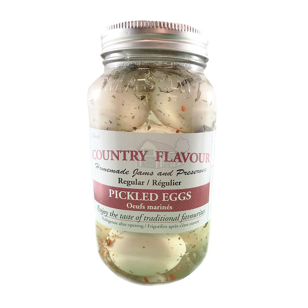COUNTRY FLAVOUR 750ML PICKLED EGGS 