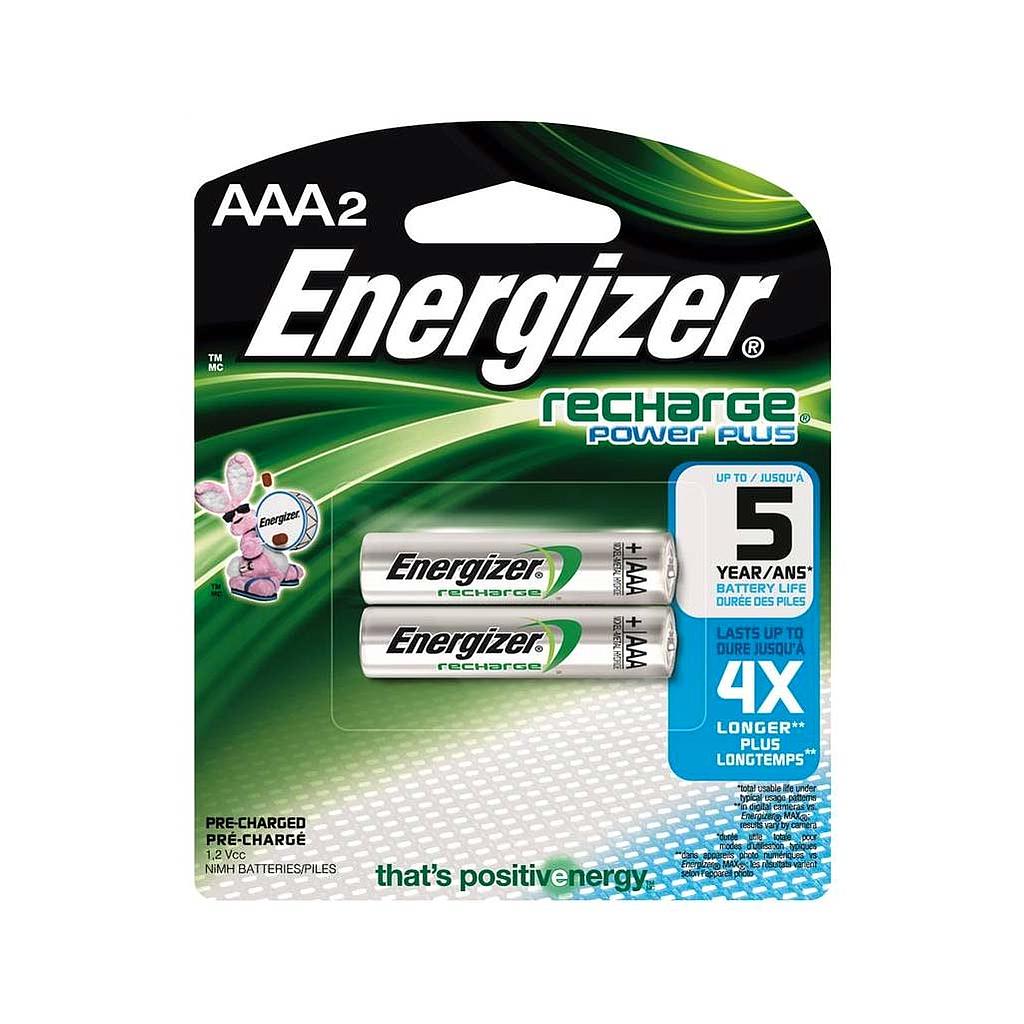 DMB - ENERGIZER AAA RECHARGEABLE  BATTERY 2PK